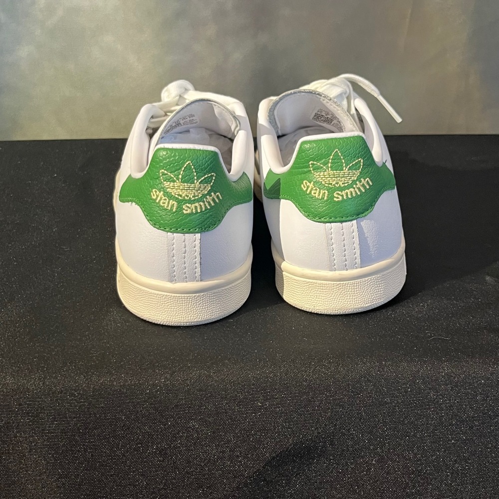 Adidas Stan Smith Originals Sneakers White Green Classic Low Top Women's 7.5 - Picture 7 of 9
